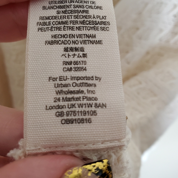 Free People XS Ivory Hacci top - Picture 11 of 12